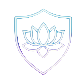 Leuchtendes Schutzschild-Symbol mit Lotus-Motiv f&uuml;r die Kontoabsicherung bei GambleZen