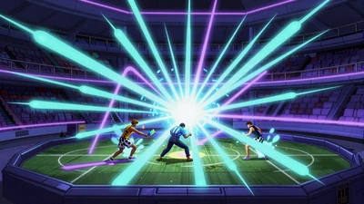 Recoil Rumble als trending Hot Slot mit neon-arena Thema im GambleZen Casino
